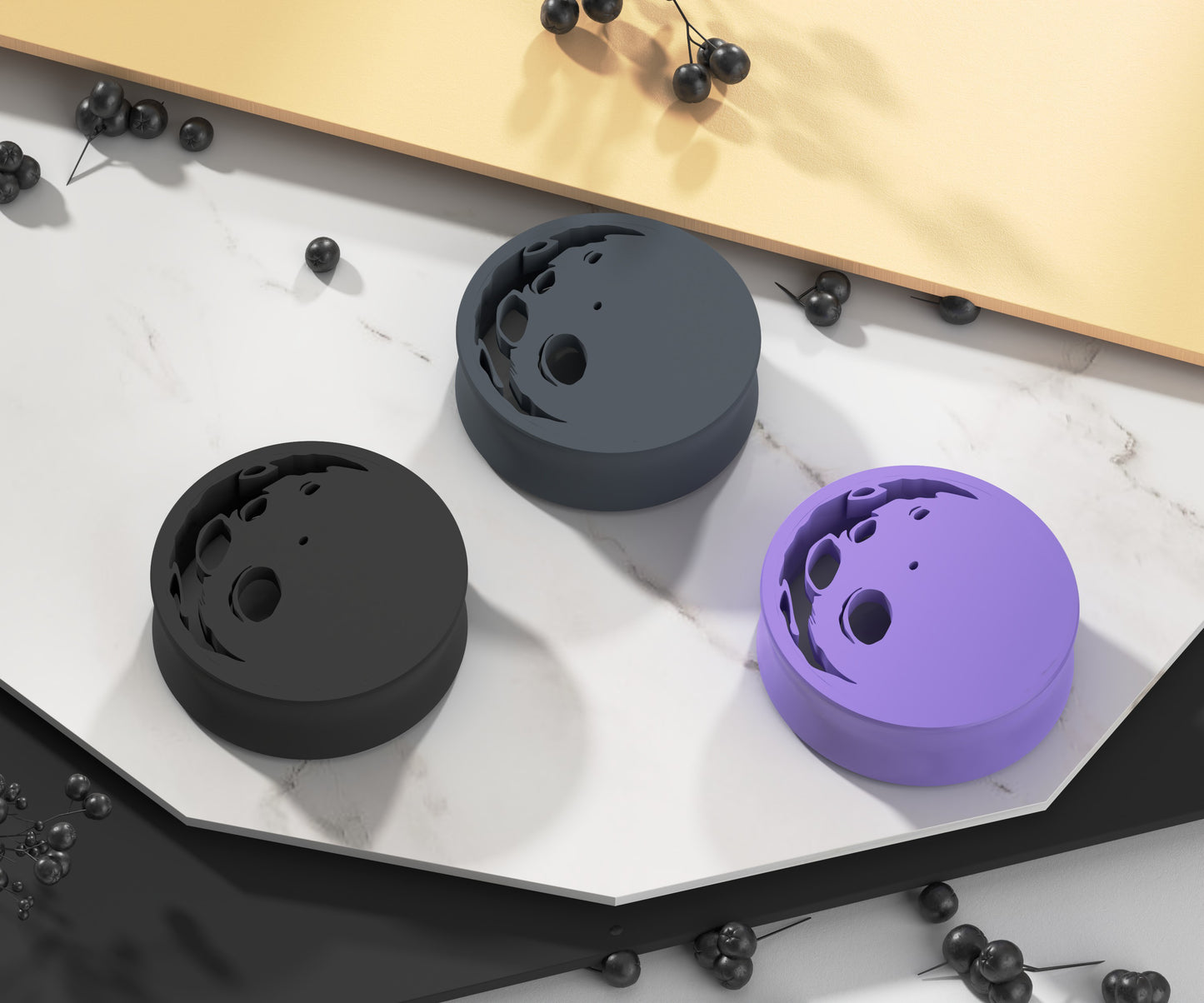 Ohrtunnel mit Mondoberfläche | 14 Farben