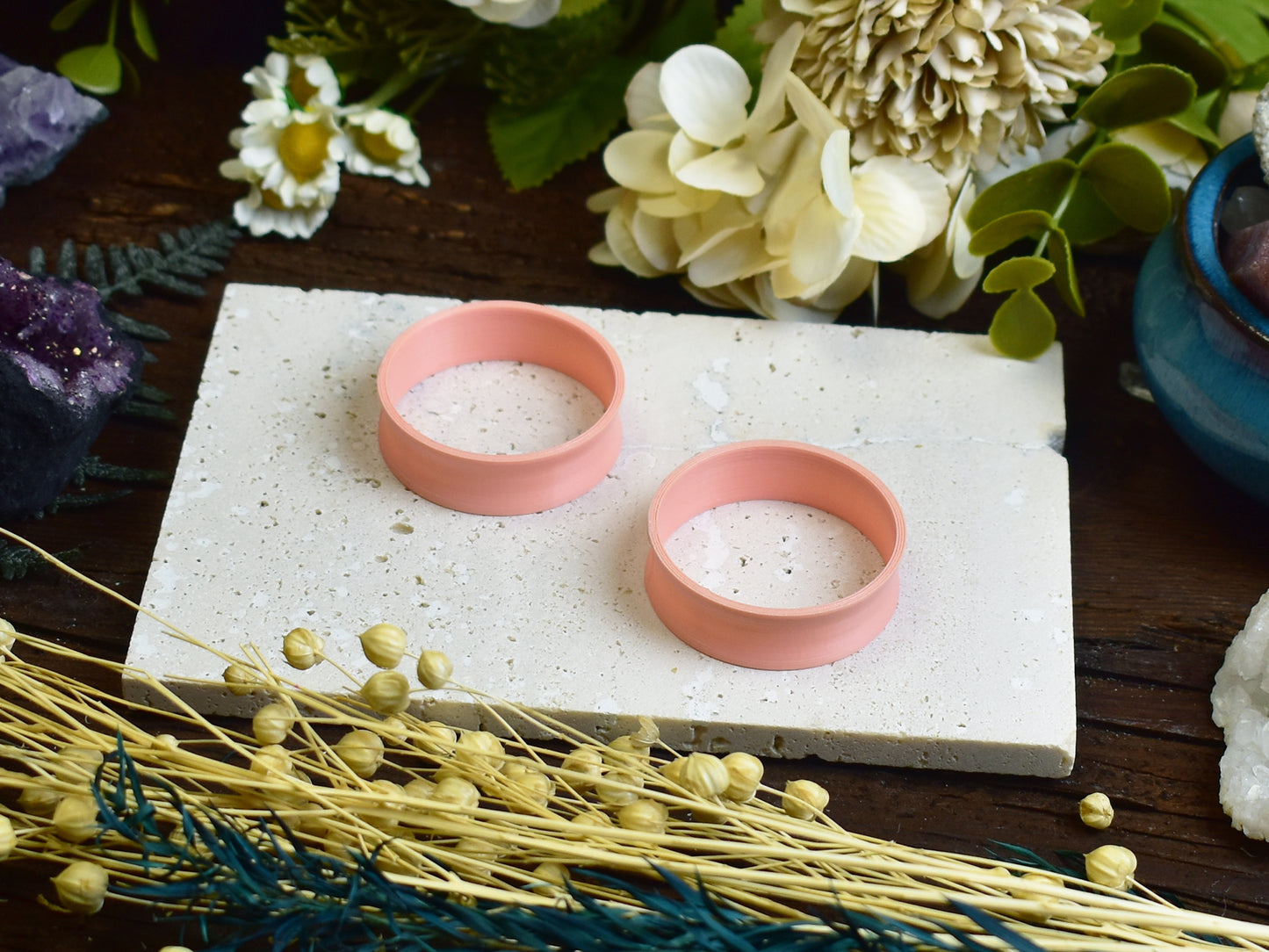 Tunele do uszu 10-100mm | Pastelowe pomarańczowe | Druk 3D Spirit Of Copper