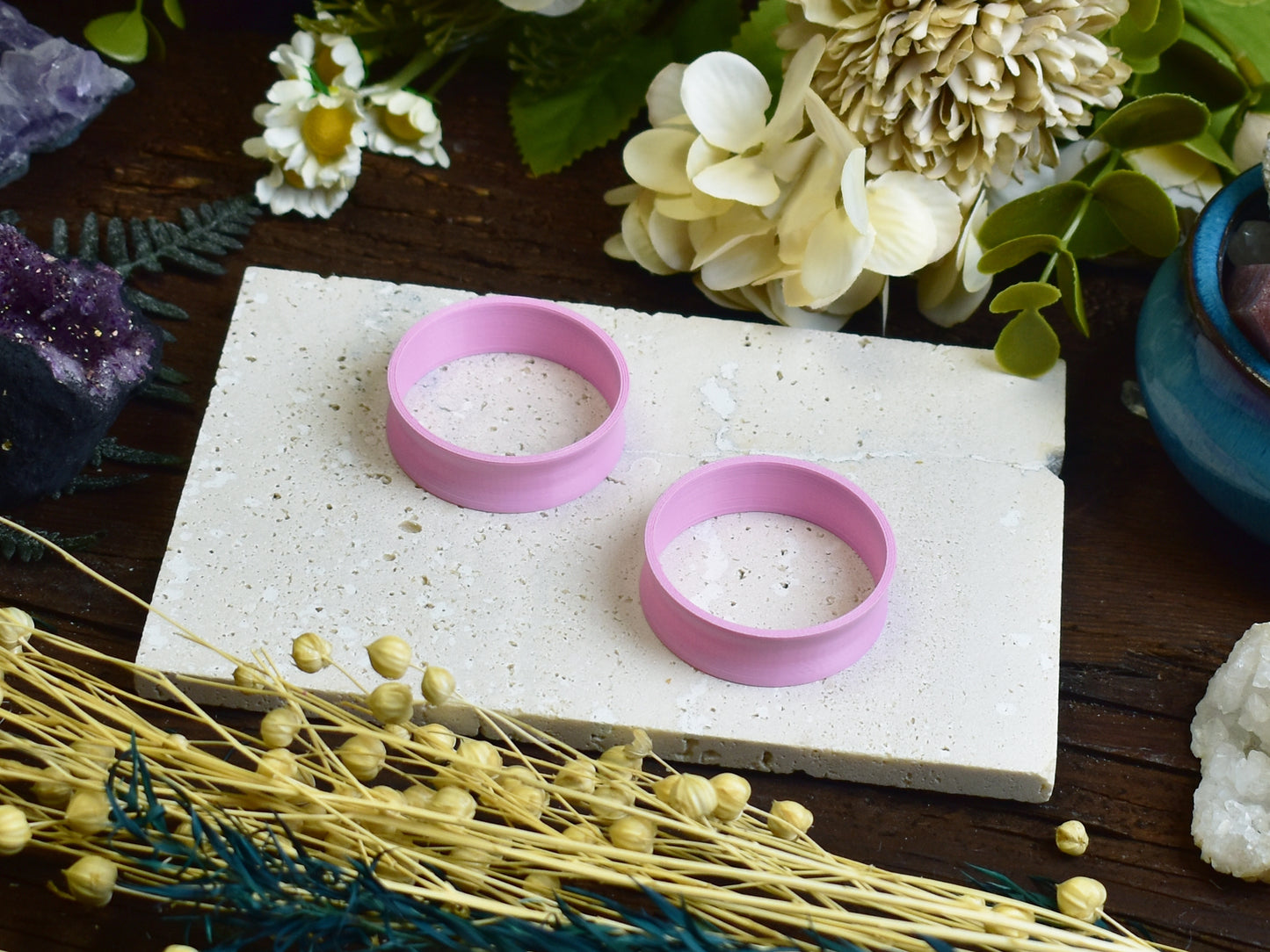 Tunele do uszu 10-100mm | Pastelowe różowe | Druk 3D Spirit Of Copper