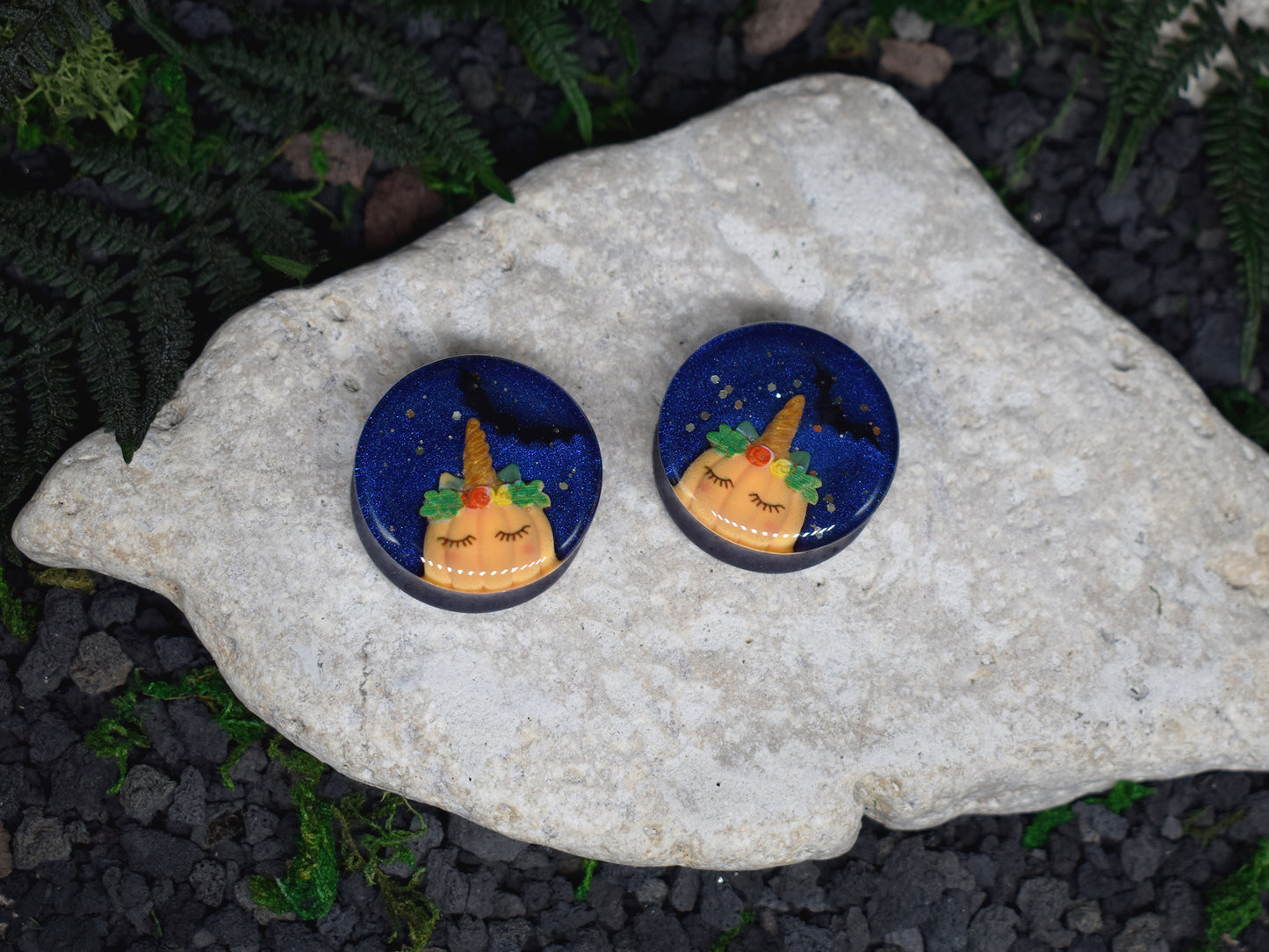 Plugi do uszu 22-34mm | Para | Dynia-Jednorożec Spirit Of Copper