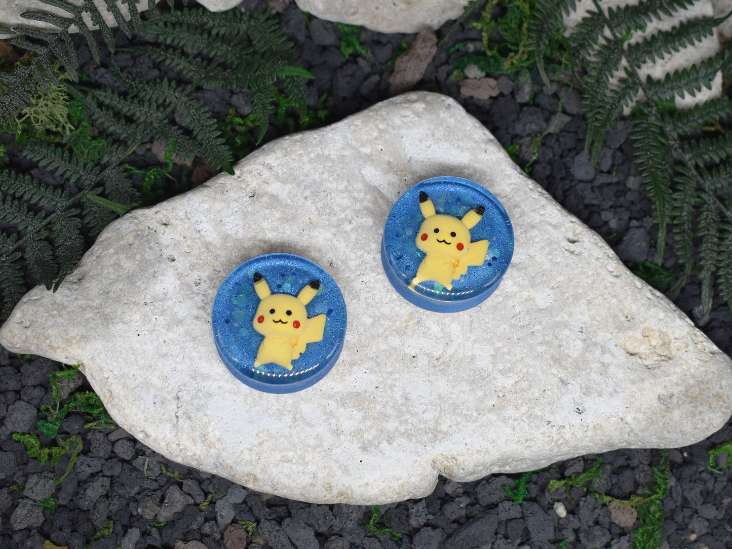 Plugi do uszu 28-34mm | Para | Pikachu Spirit Of Copper