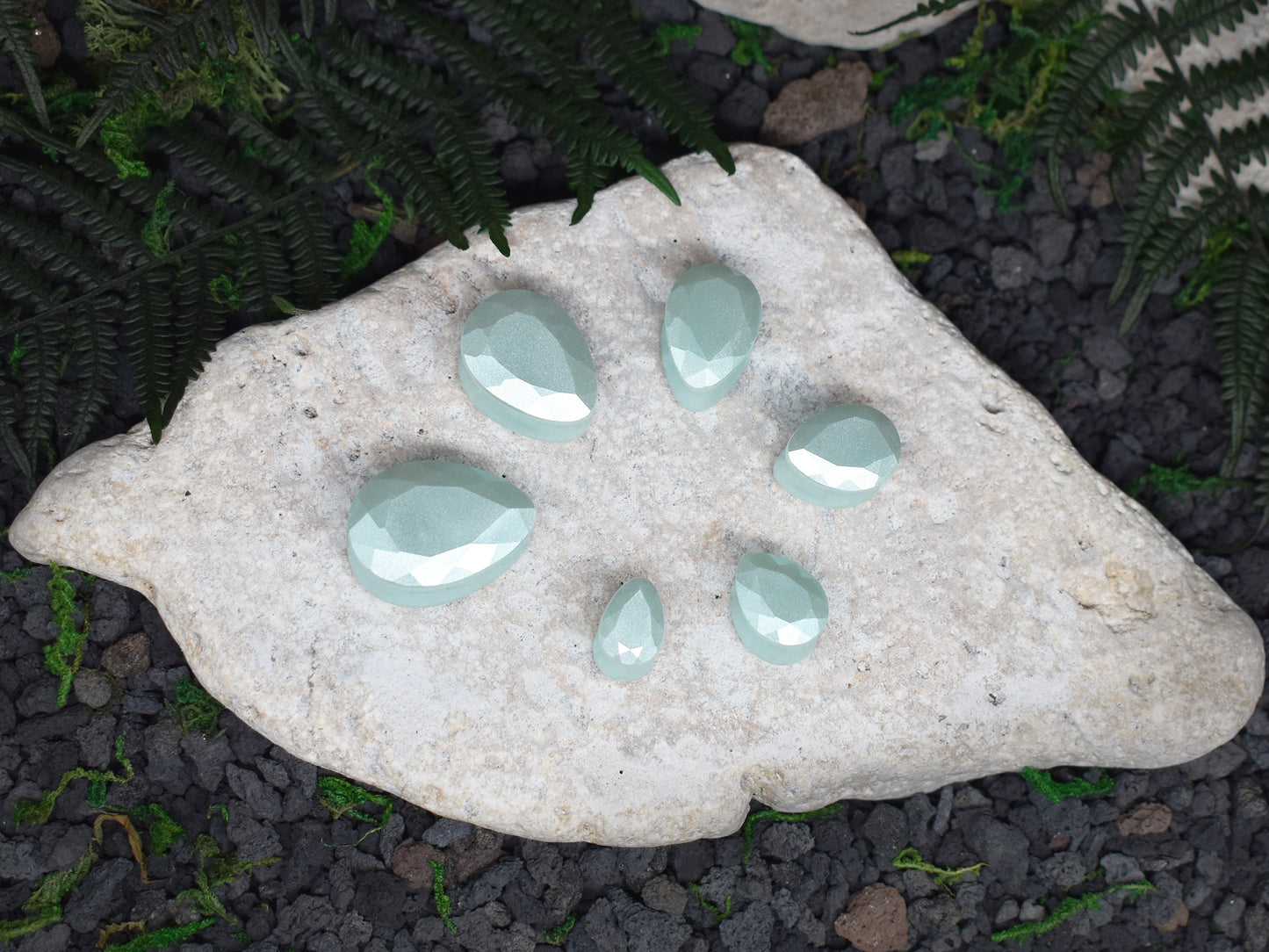 Fasetowane plugi do uszu 10-25mm | łezki | Para Spirit Of Copper