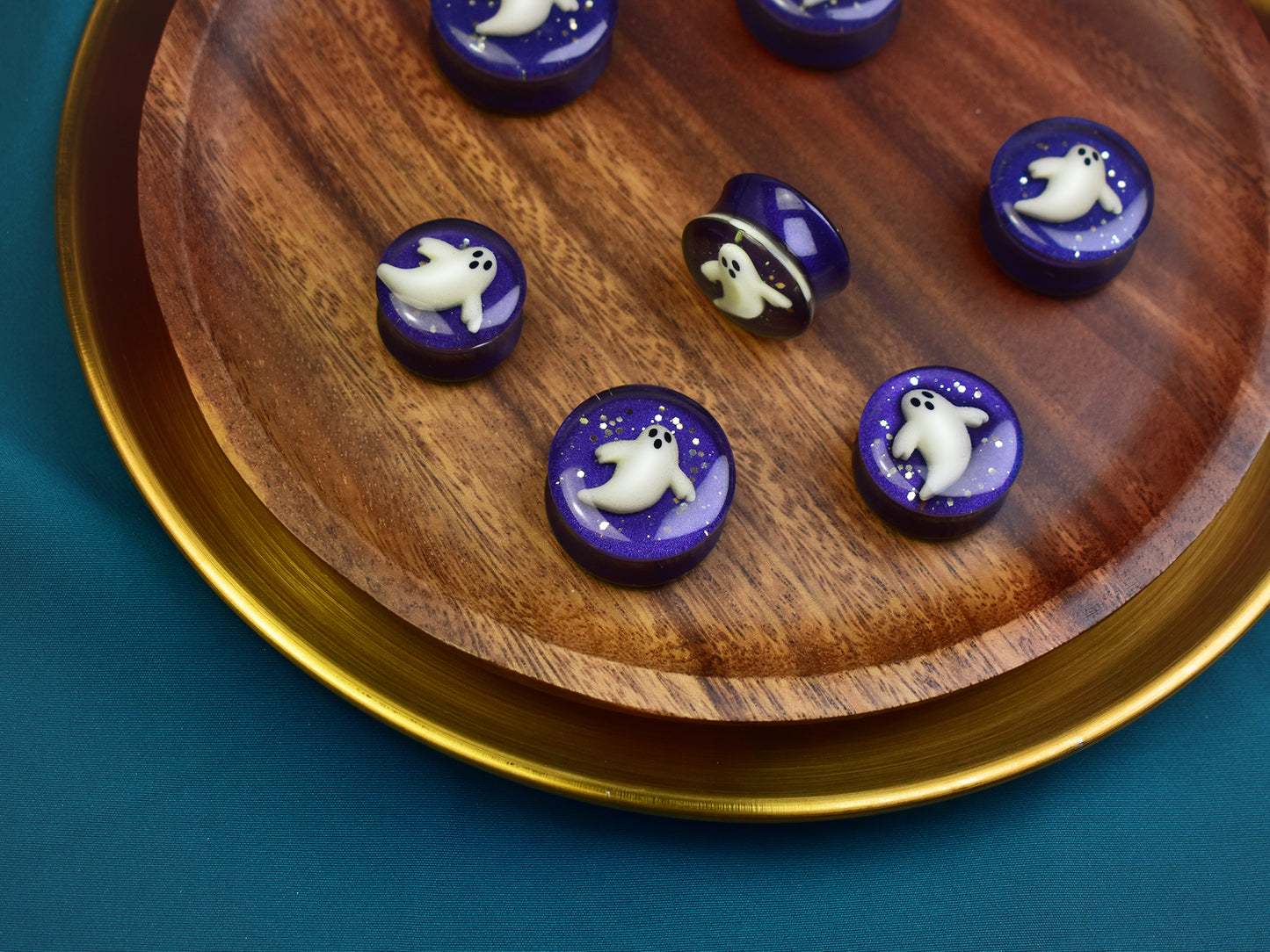 Tunele do uszu 22-30mm | Para | Duch Halloween Spirit Of Copper