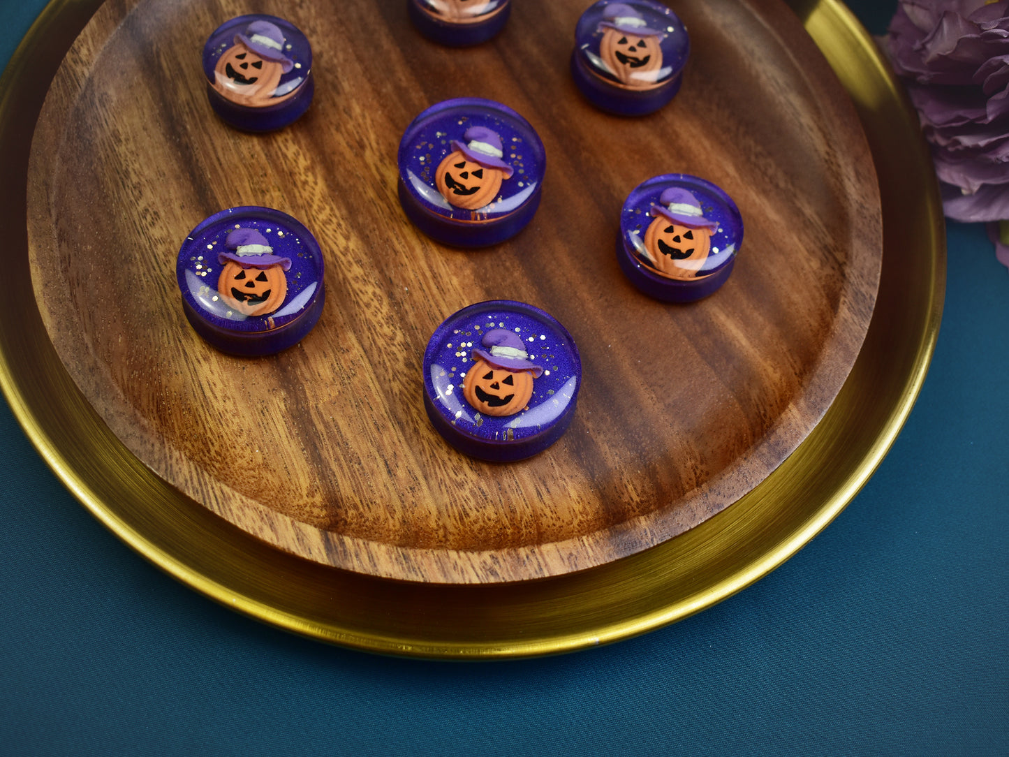 Plugi do uszu 24-32mm | Para | Dynia, Halloween Spirit Of Copper