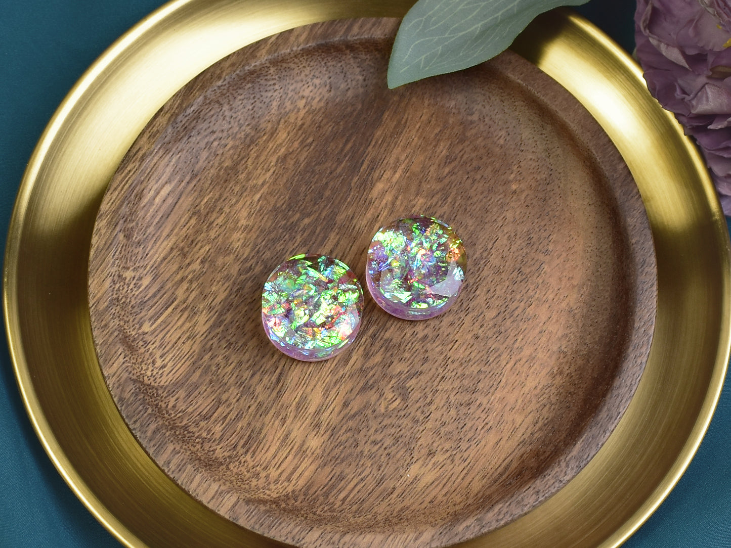 Fasetowane plugi do uszu 25mm | Para Spirit Of Copper