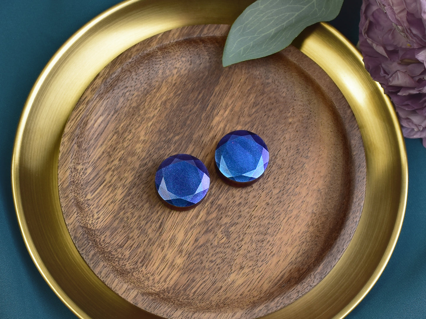 Fasetowane plugi do uszu 25mm | Para Spirit Of Copper