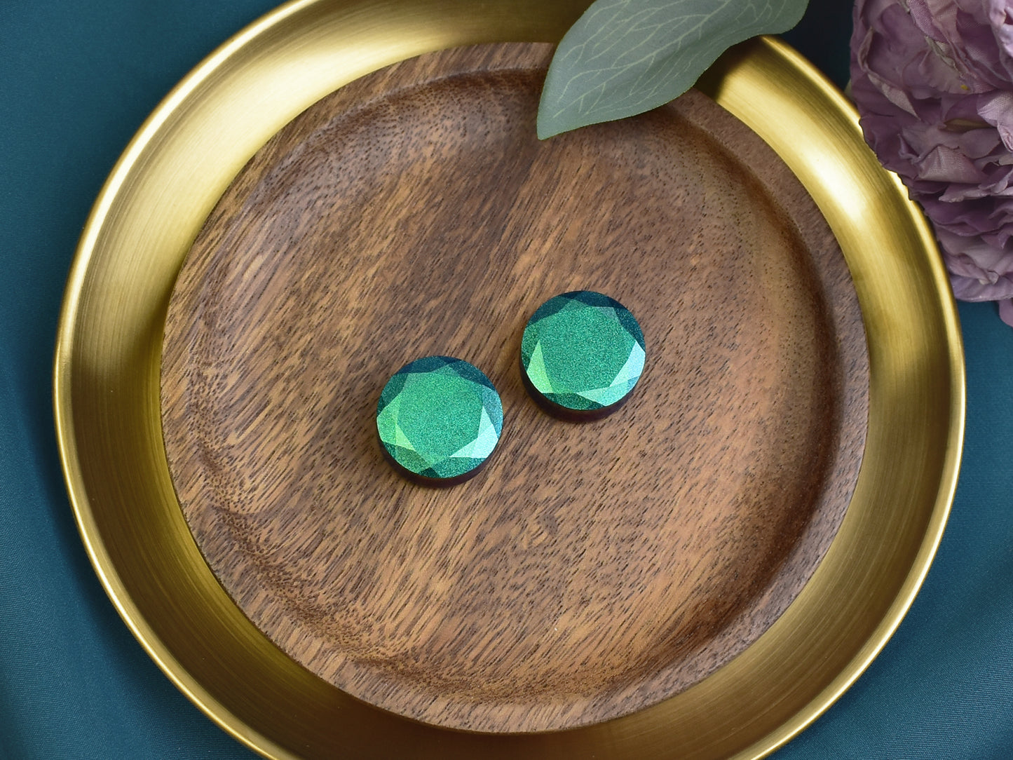 Fasetowane plugi do uszu 25mm | Para Spirit Of Copper