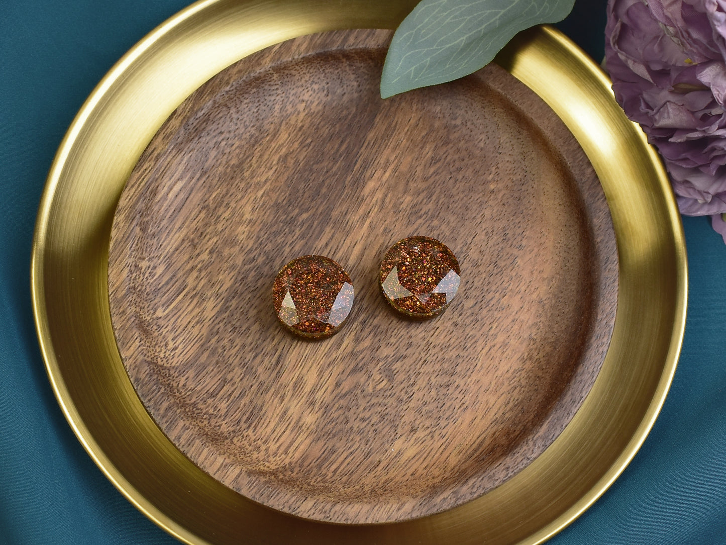 Fasetowane plugi do uszu 22mm | Para Spirit Of Copper