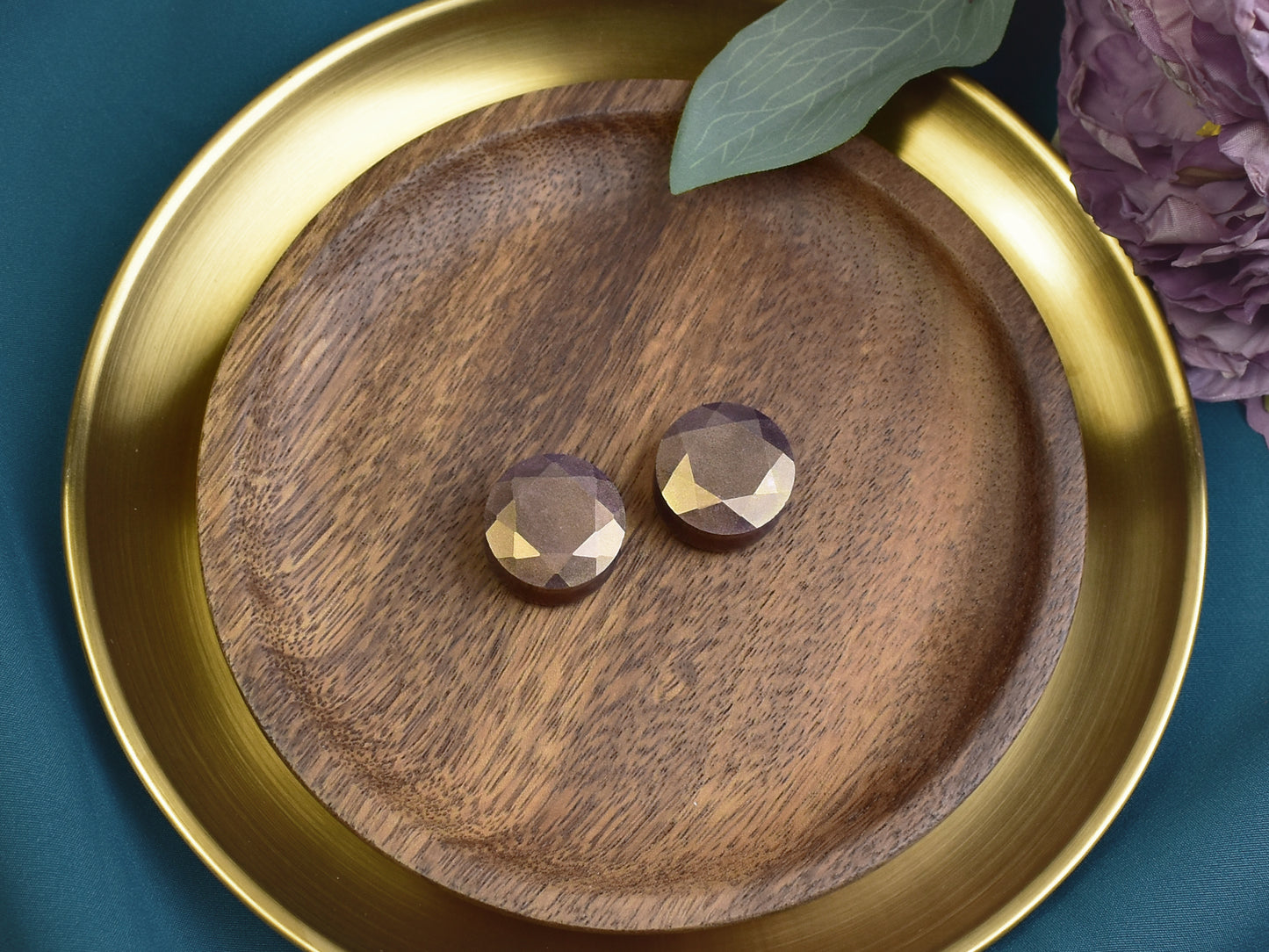 Fasetowane plugi do uszu 22mm | Para Spirit Of Copper