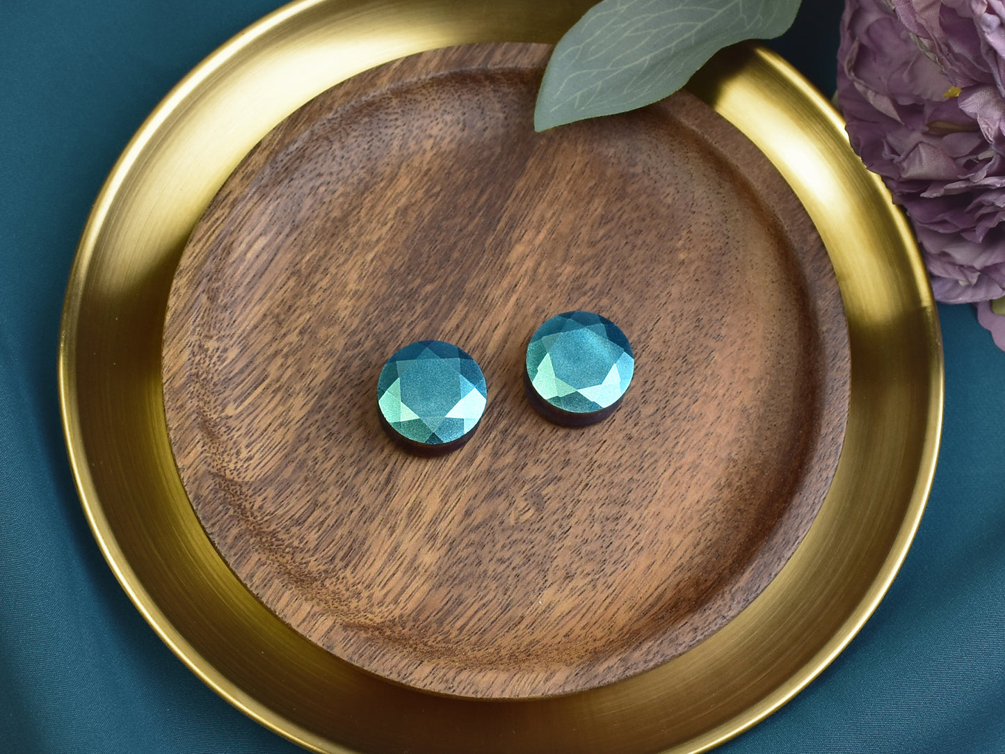 Fasetowane plugi do uszu 22mm | Para Spirit Of Copper