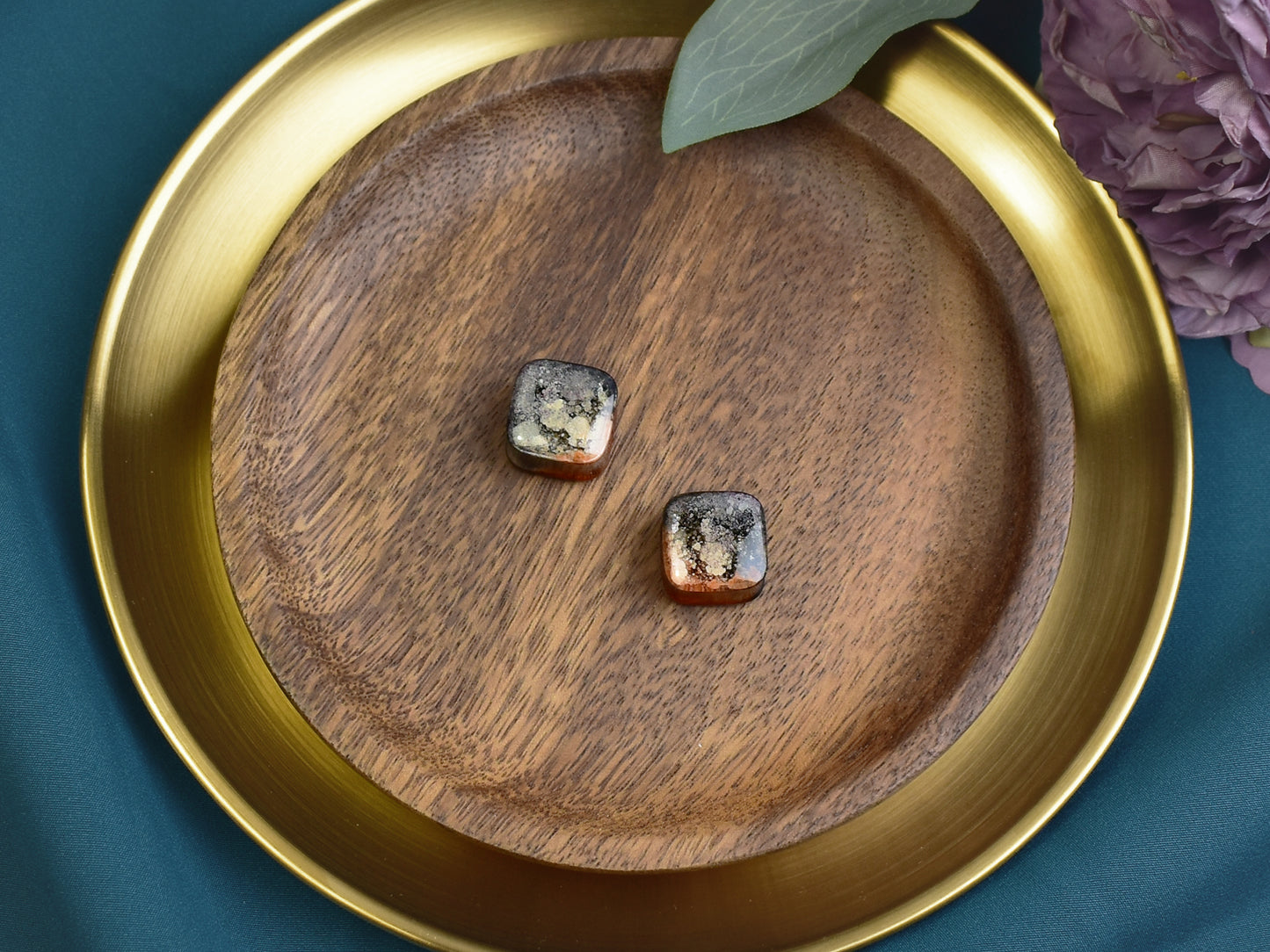 Plugi do uszu 20mm | kwadratowe | Para Spirit Of Copper