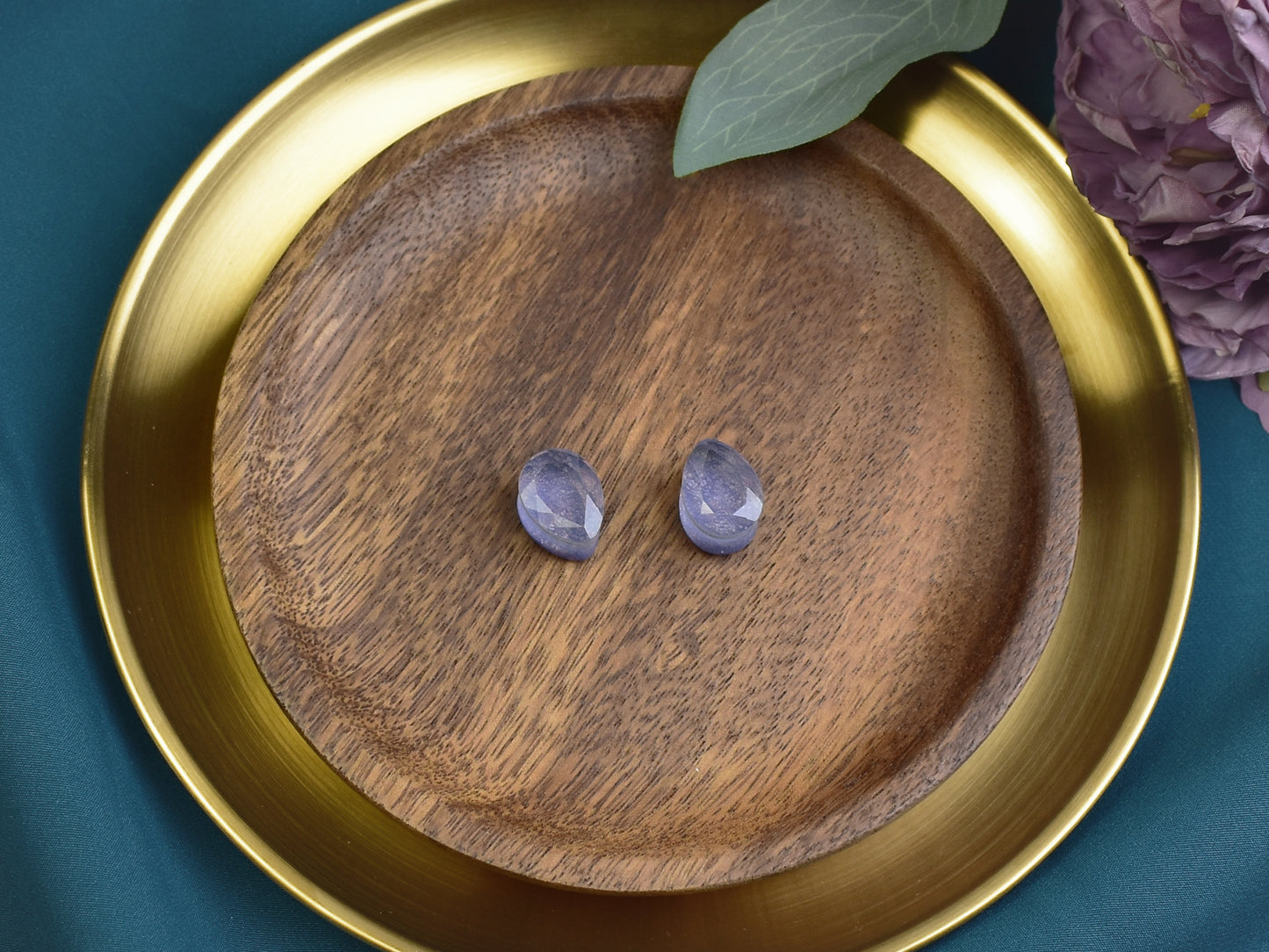 Fasetowane plugi do uszu 14mm | łezki | Para Spirit Of Copper