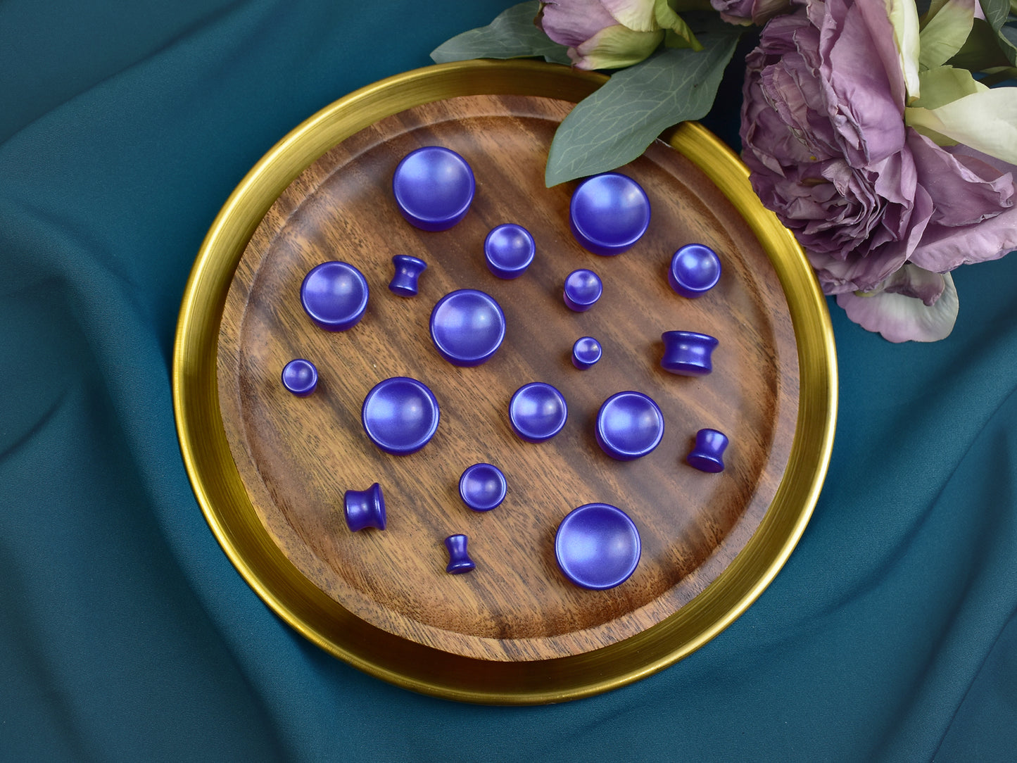 Wklęsłe plugi do uszu 6-25mm | Mayan Flare | Para Spirit Of Copper