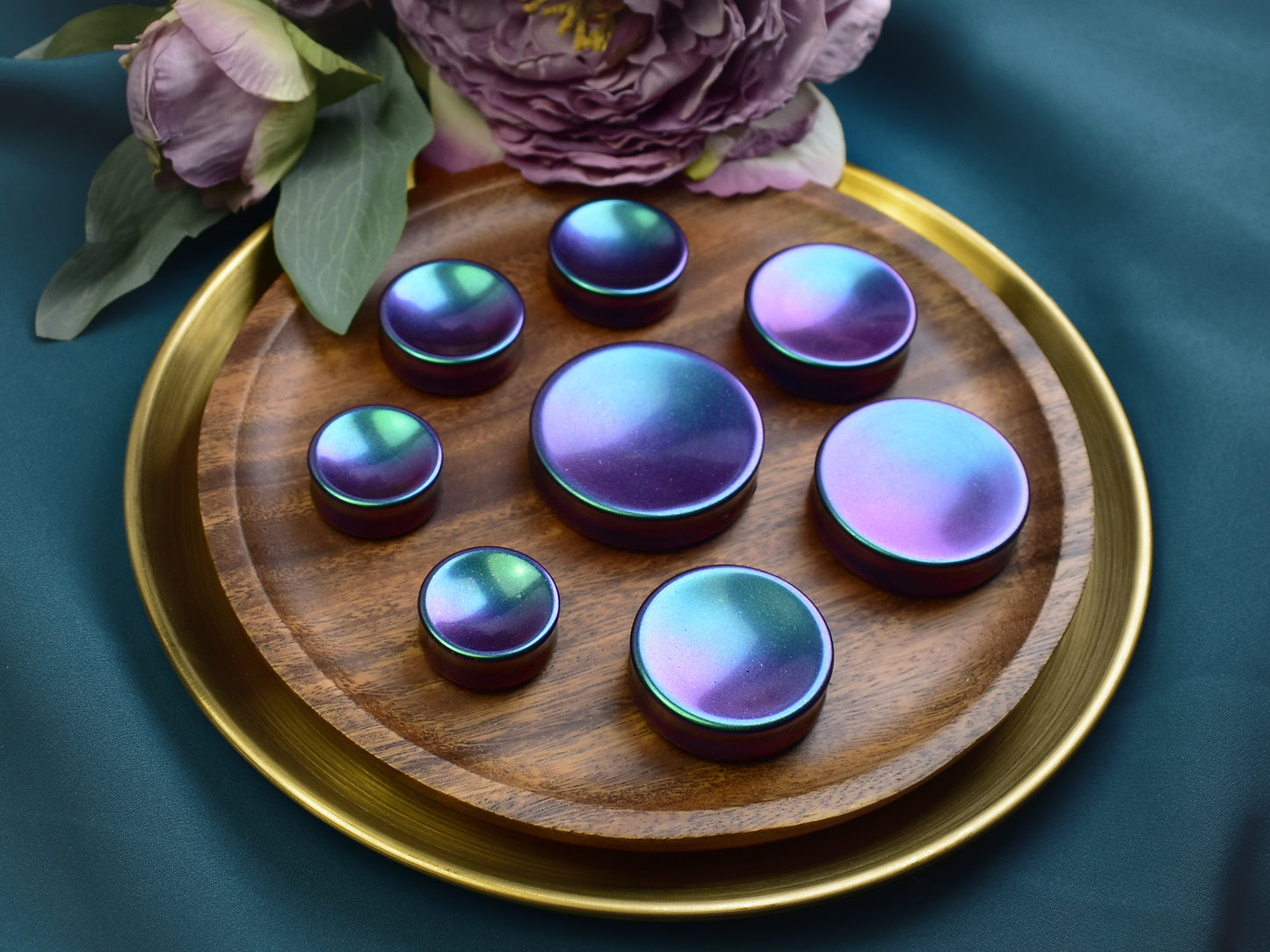 Wklęsłe plugi do uszu 28-50mm | Para Spirit Of Copper