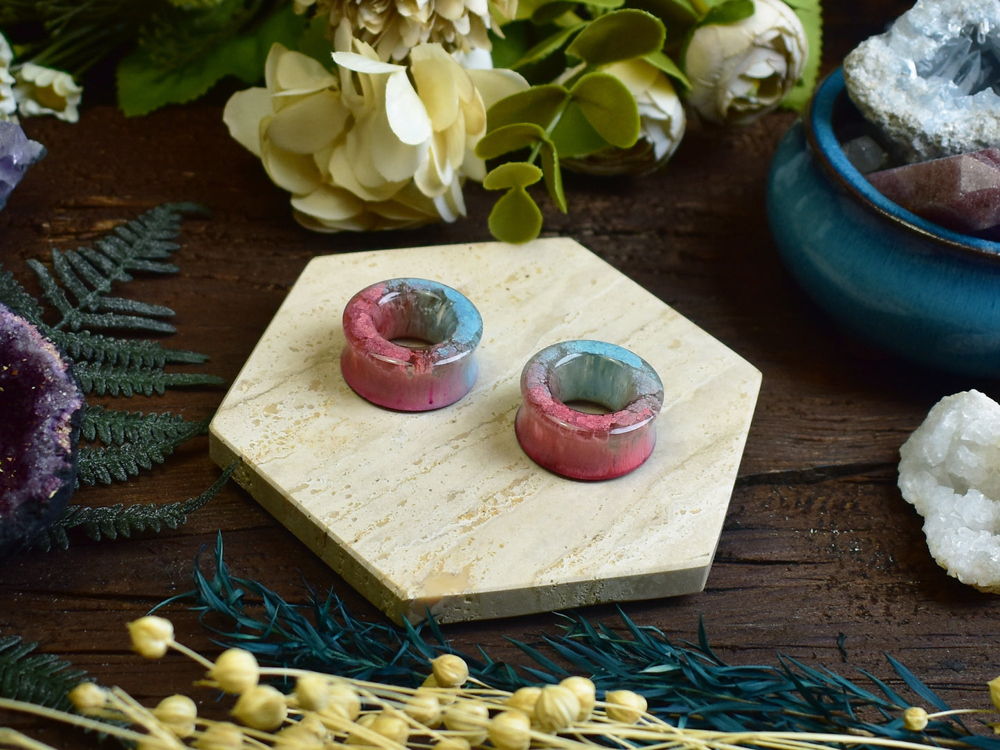 Tunele do uszu 26mm | Gruba ścianka | Para Spirit Of Copper