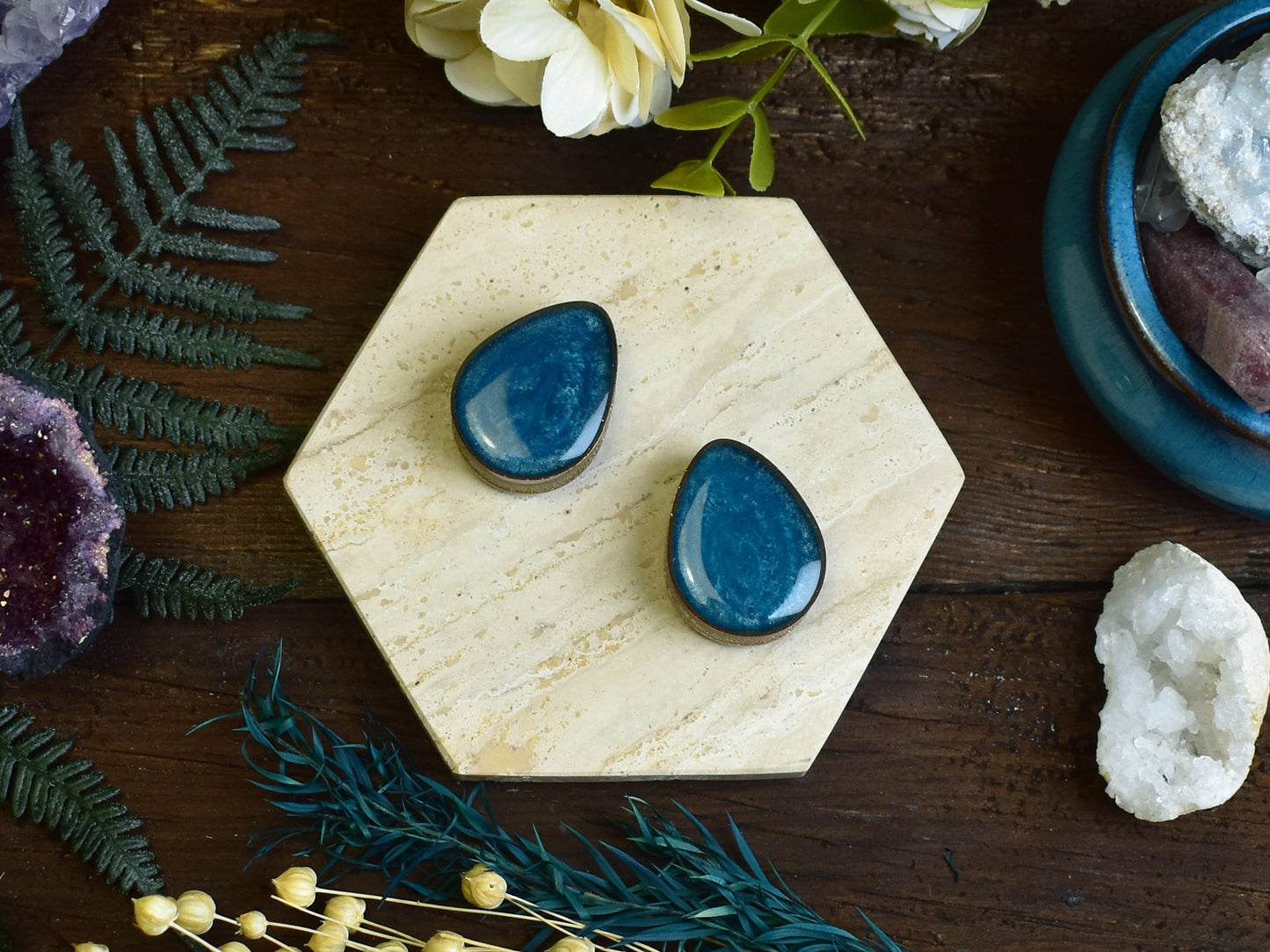 Plugi do uszu łezki 28mm | Para Spirit Of Copper