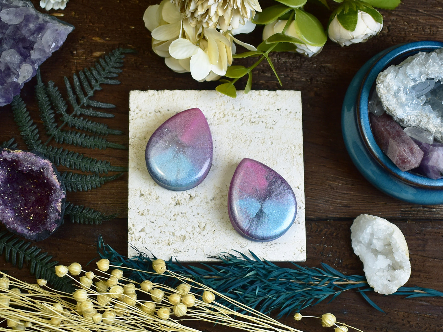 Plugi do uszu łezki 40mm | Para Spirit Of Copper