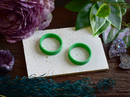 Túneles para orejas 10-100mm | Verde | Impresión 3D