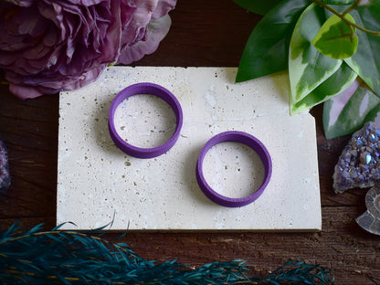 Túneles para orejas 10-100mm | Violeta | Impresión 3D