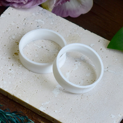 Túneles para orejas 10-100mm | Blanco