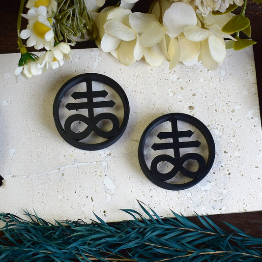 Ear Tunnels with Leviathan Cross | 14 Colors