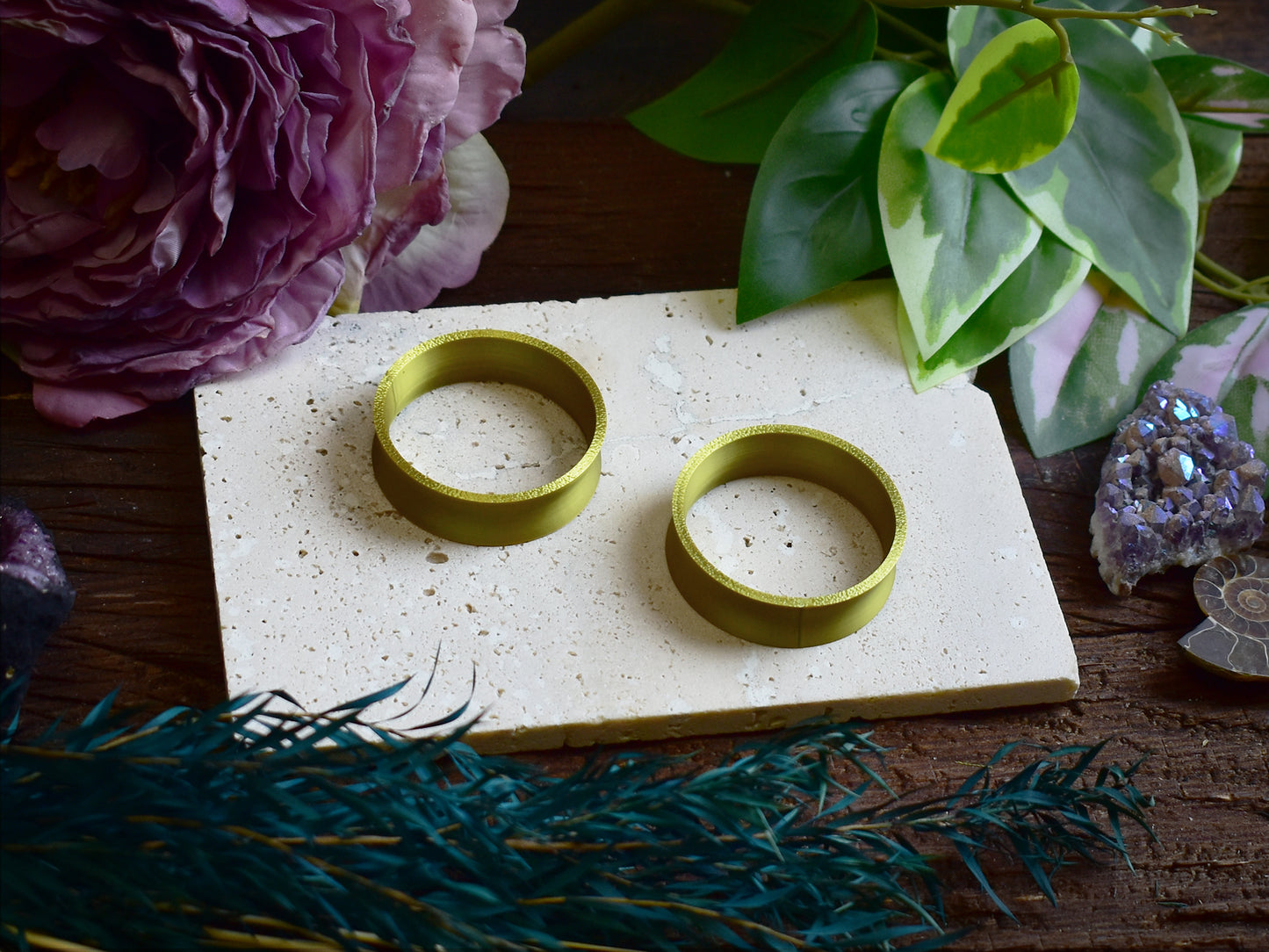 Tunele do uszu 10-100mm | Złote