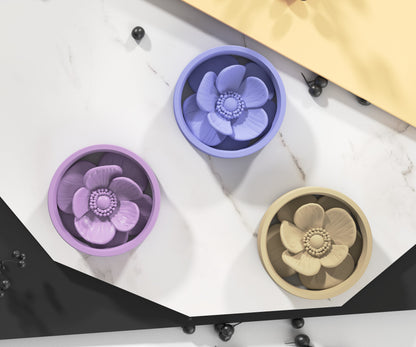 Ohrtunnel mit Mohnblume | 14 Farben