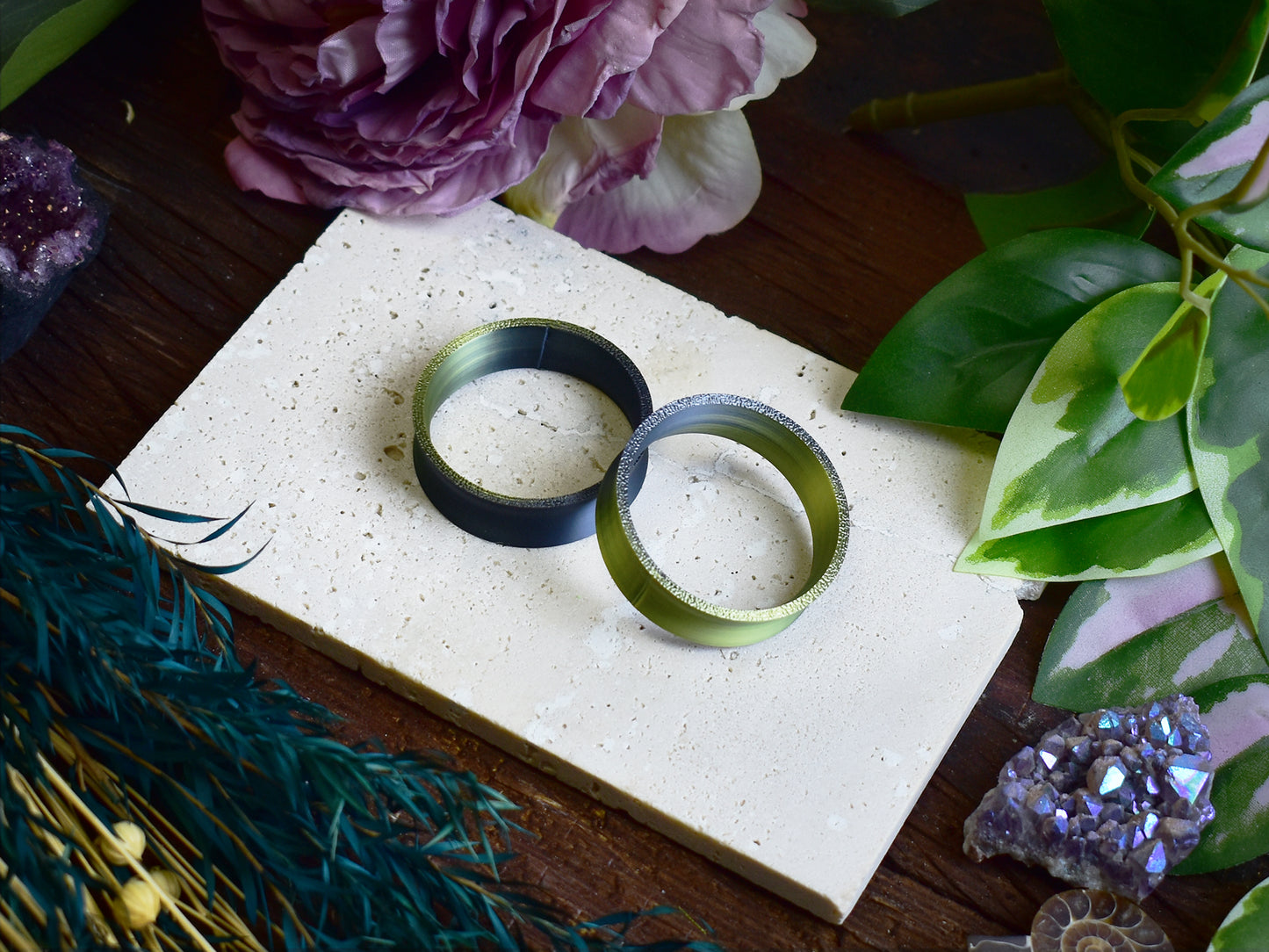 Tunele do uszu 10-100mm | Czarno-złote