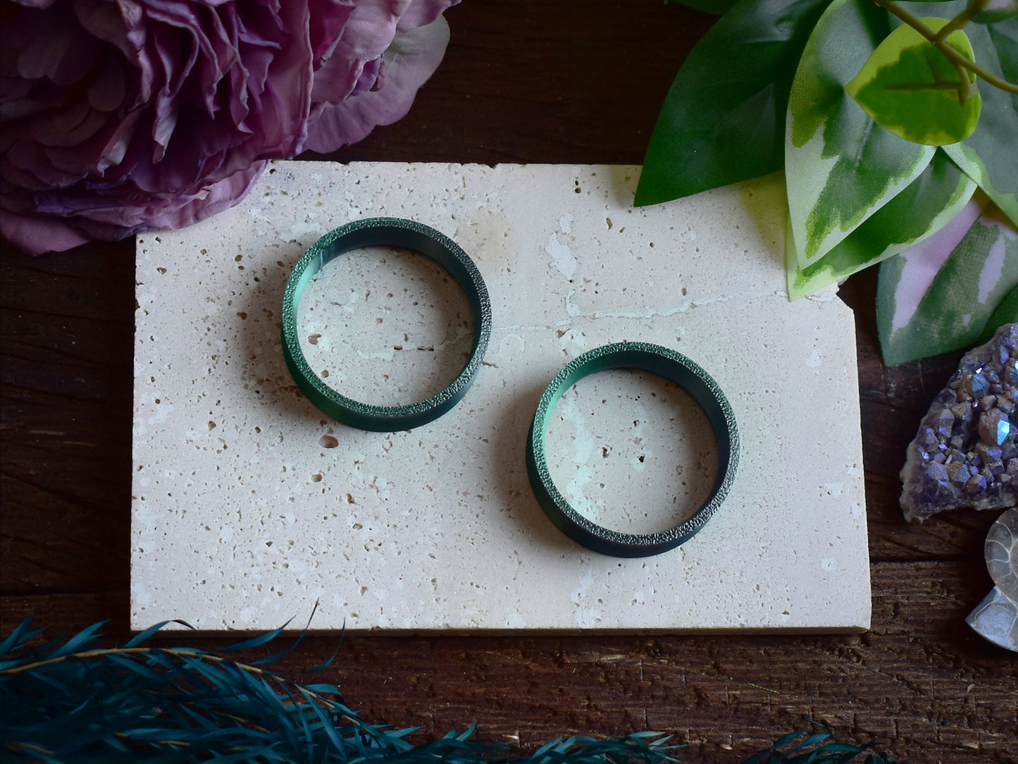 Tunele do uszu 10-100mm | Czarno-zielone