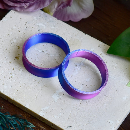 Tunele do uszu 10-100mm | Niebiesko-różowe