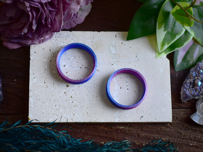 Tunele do uszu 10-100mm | Niebiesko-różowe