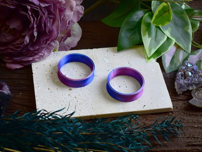 Tunele do uszu 10-100mm | Niebiesko-różowe