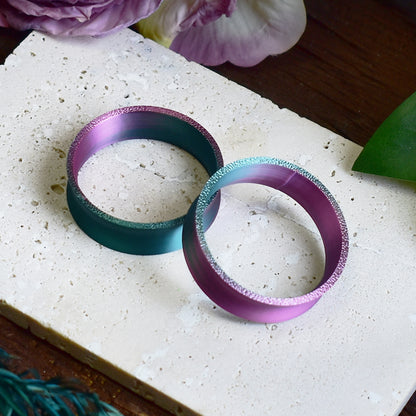 Tunele do uszu 10-100mm | Zielono-różowe