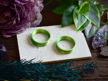 Túneles para orejas 10-100mm | Verde Amarillo