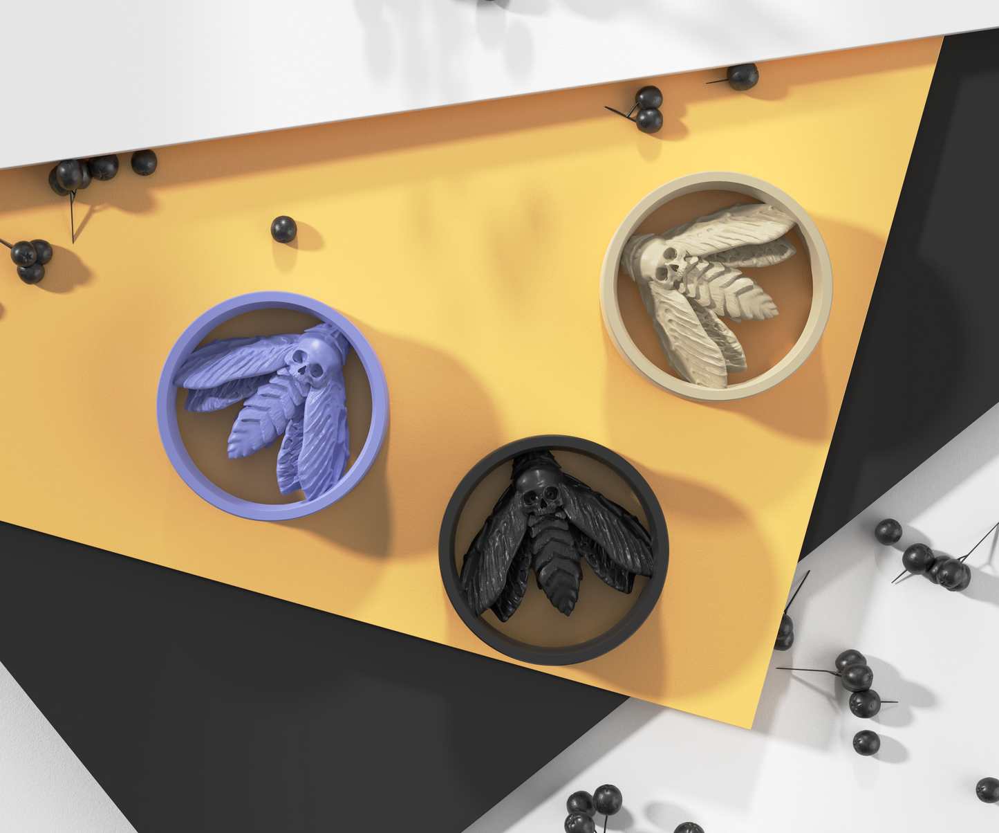 Ear Tunnels with Death’s-head Hawkmoth | 14 Colors