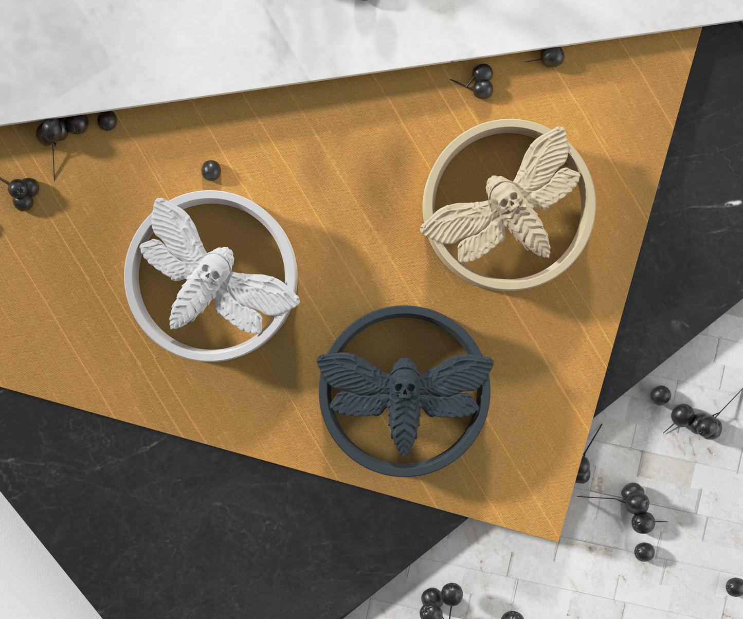 Ear Tunnels with Death’s-head Hawkmoth | 14 Colors