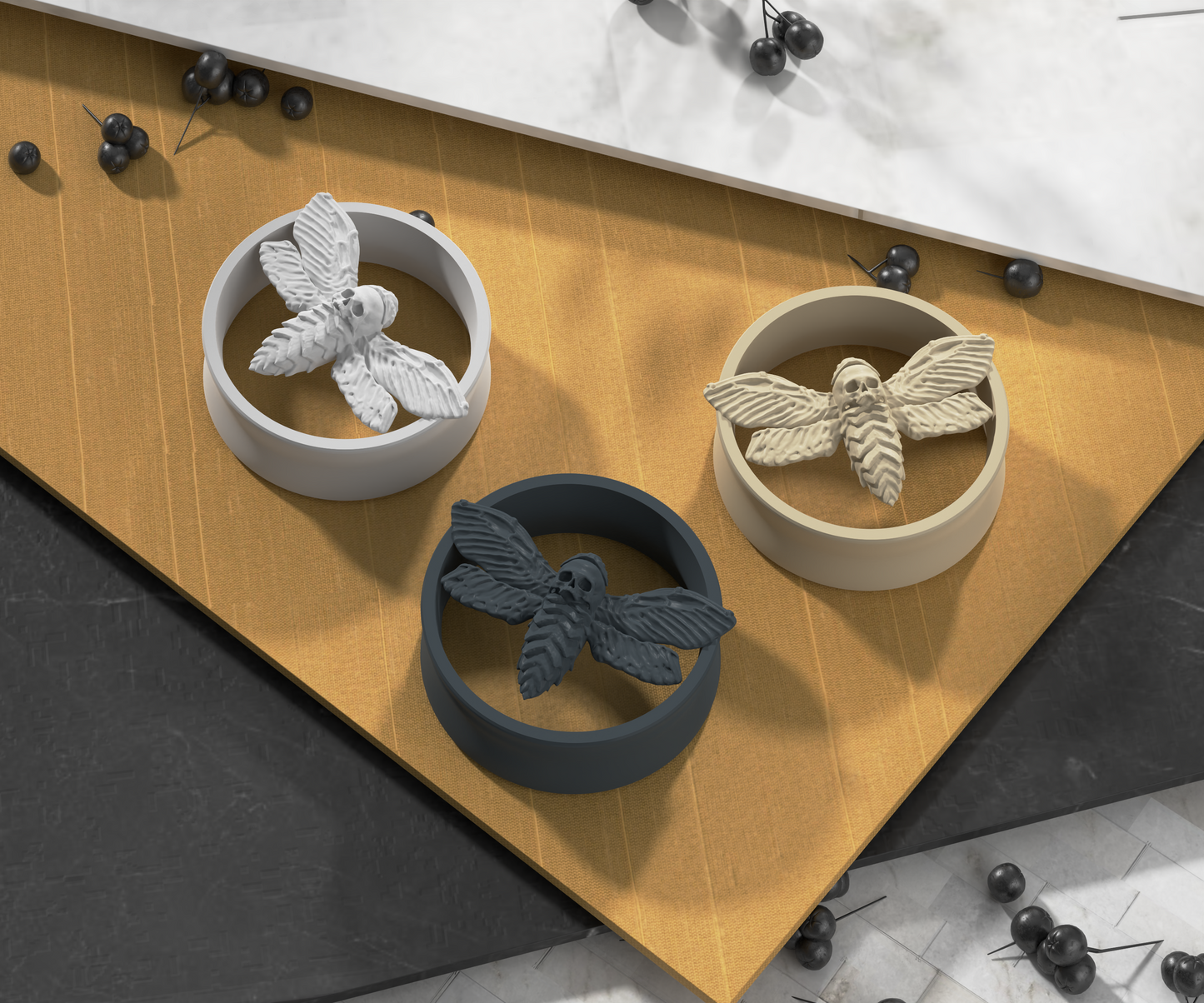 Ear Tunnels with Death’s-head Hawkmoth | 14 Colors