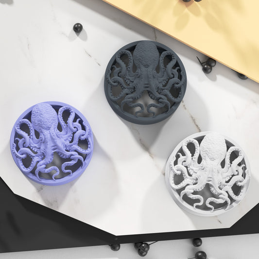 Ear Tunnels with Kraken Octopus | 14 Colors