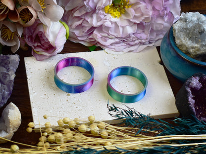 Ear tunnels 10-100mm | Blue, Green, Fuchsia