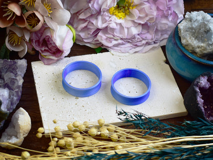 Tunele do uszu 10-100mm | Biało-niebieskie