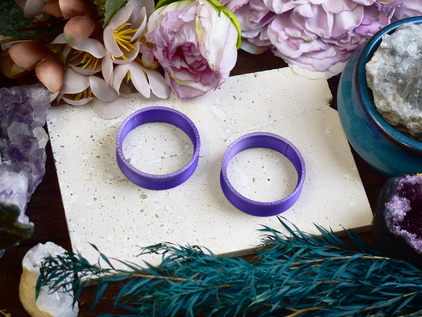 Ear tunnels 10-100mm | Pink-Purple