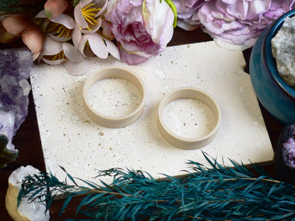 Túneles para orejas 10-100mm | Blanco Hueso | Impresión 3D