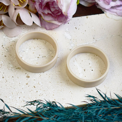 Túneles para orejas 10-100mm | Blanco Hueso | Impresión 3D