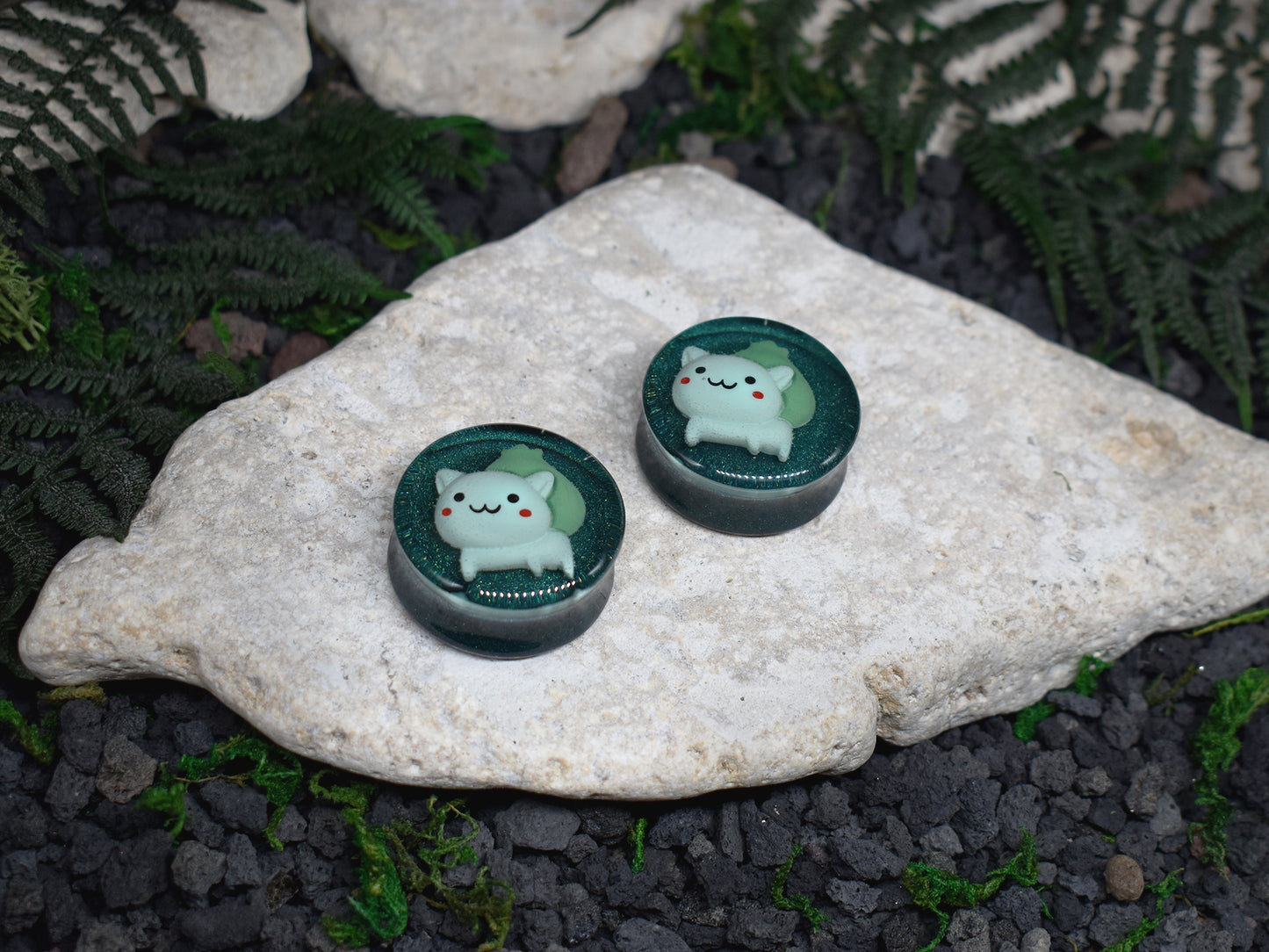 Tunele do uszu 24-30mm | Para | Bulbasaur