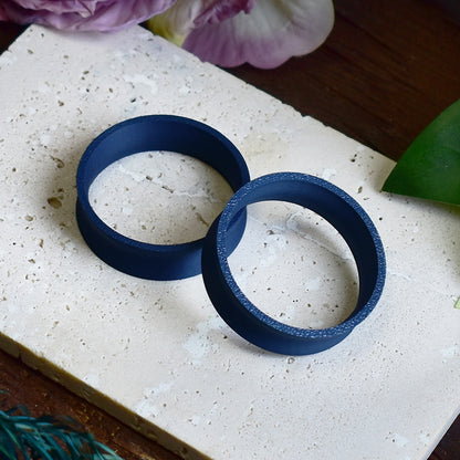 Túneles para orejas 10-100mm | Azul oscuro