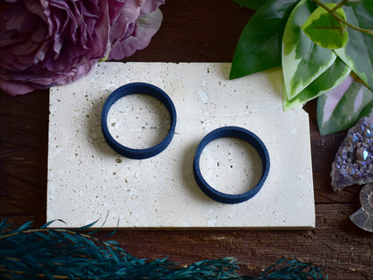 Túneles para orejas 10-100mm | Azul oscuro