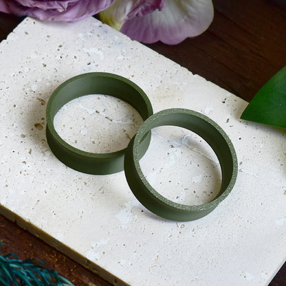 Túneles para orejas 10-100mm | Verde oscuro