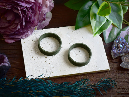 Túneles para orejas 10-100mm | Verde oscuro