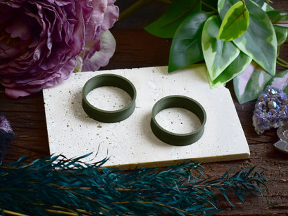 Túneles para orejas 10-100mm | Verde oscuro