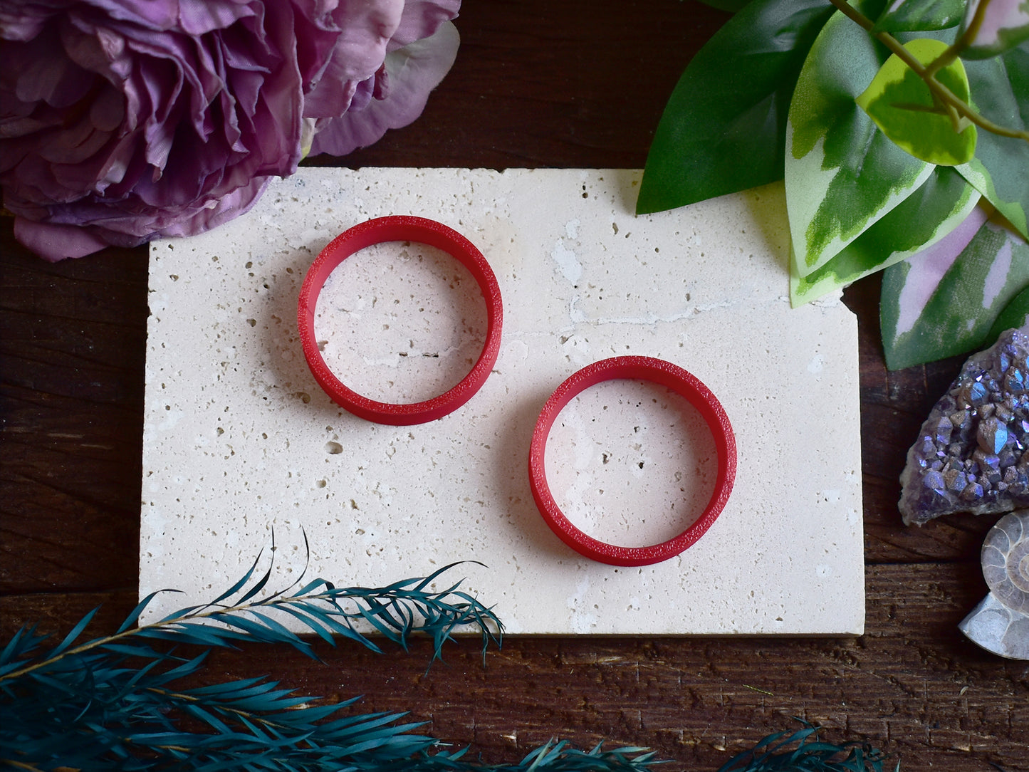 Tunele do uszu 10-100mm | Czerwone